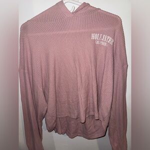 Hollister Dusty Pink ribbed top